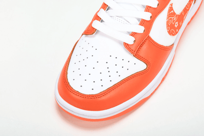 Dunk Low Orange Paisley White