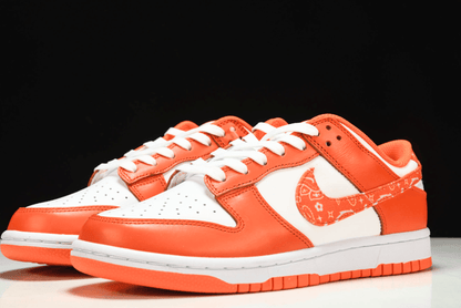 Dunk Low Orange Paisley White