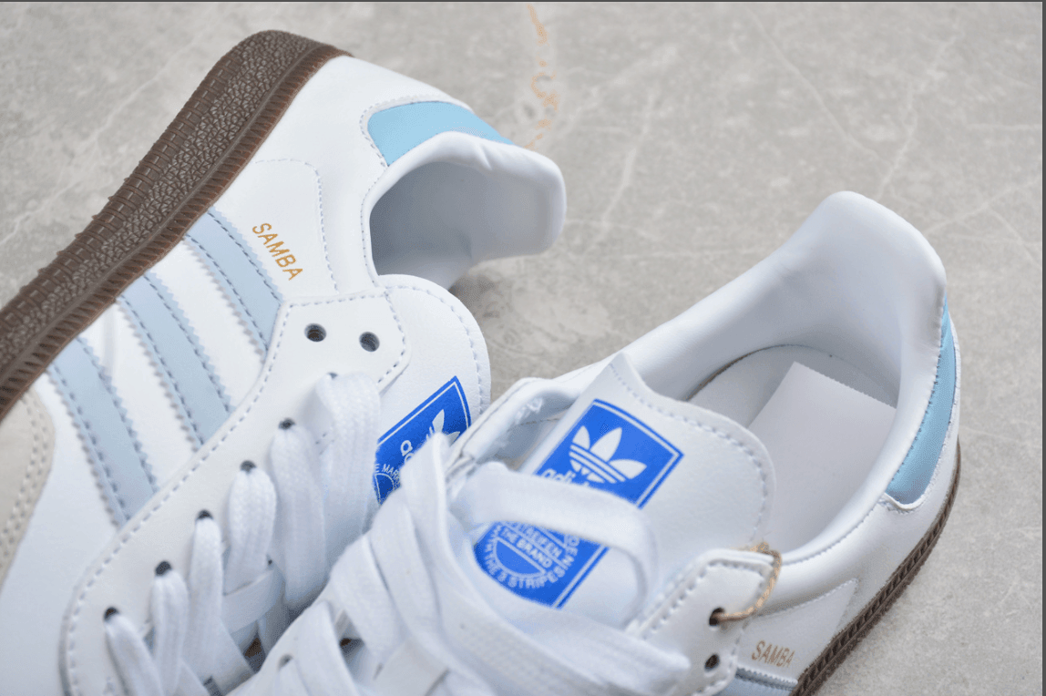 Adidas Originals Samba OG X White Baby blue