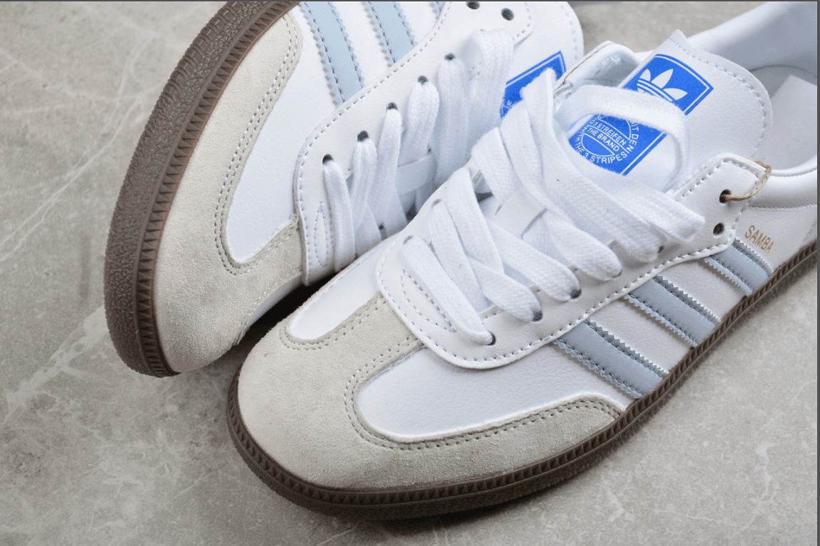 Adidas Originals Samba OG X White Baby blue