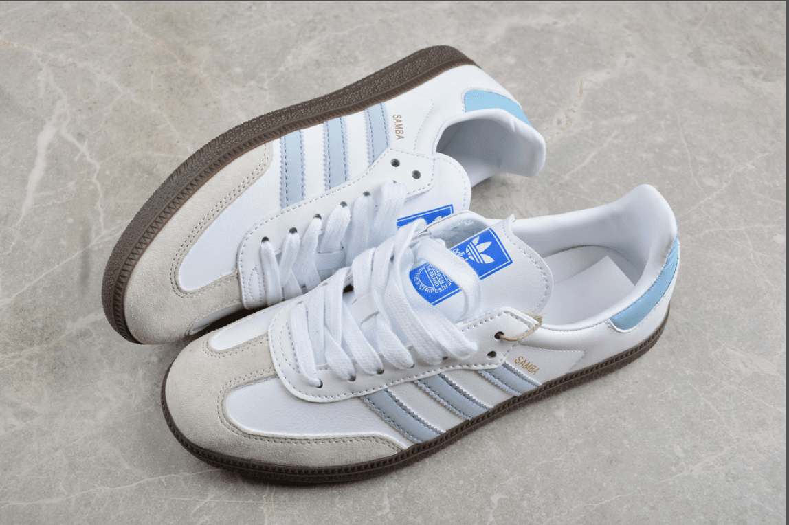 Adidas Originals Samba OG X White Baby blue