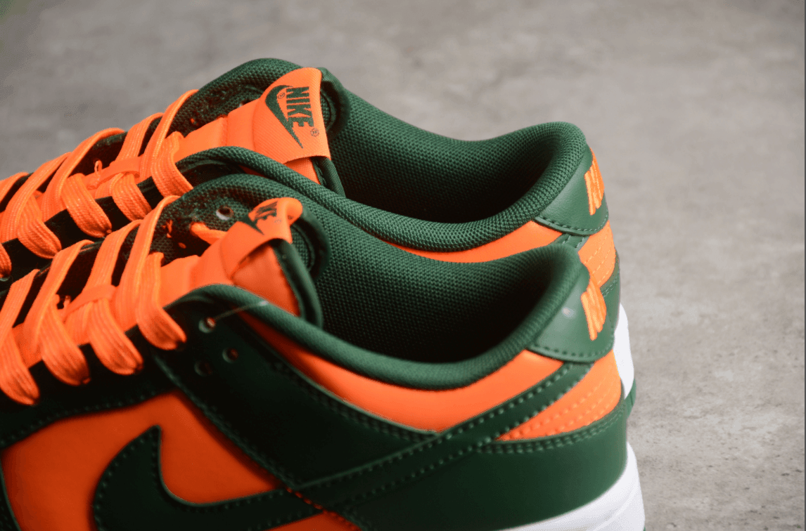 Dunk low Green Orange