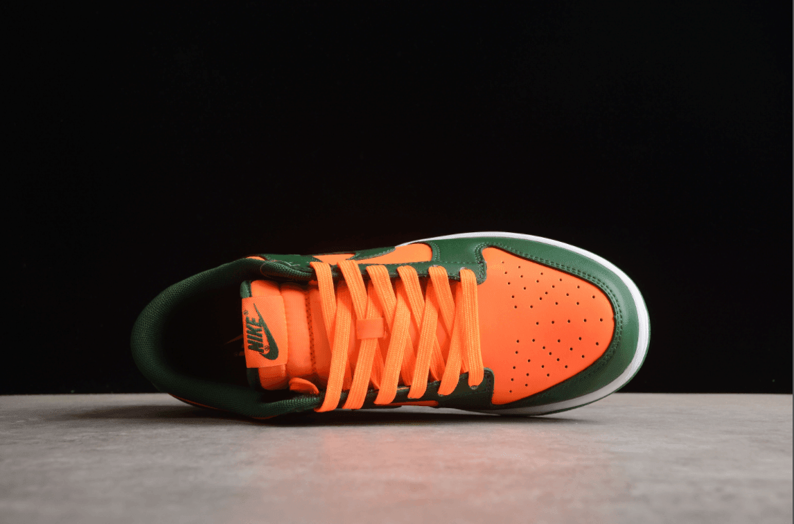 Dunk low Green Orange