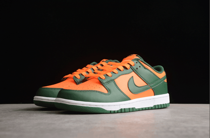 Dunk low Green Orange