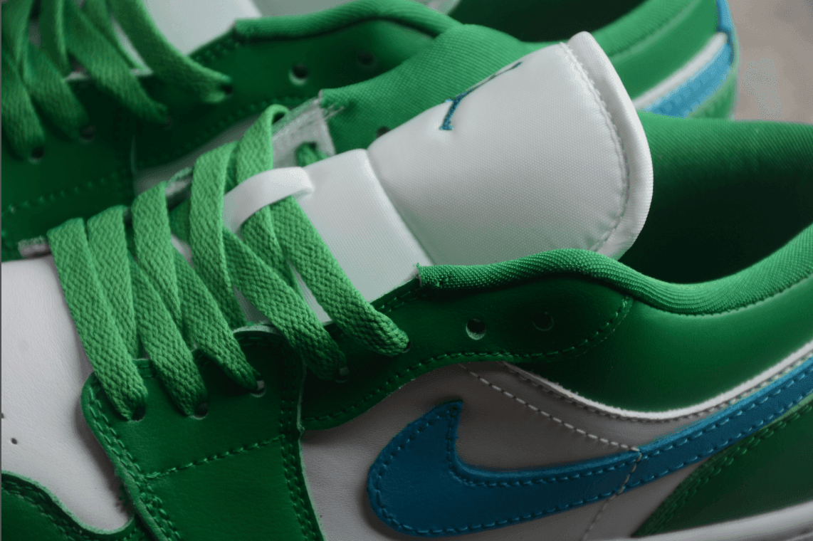 Jordan 1 Low Lucky Green & Aquatone