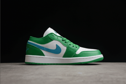 Jordan 1 Low Lucky Green & Aquatone