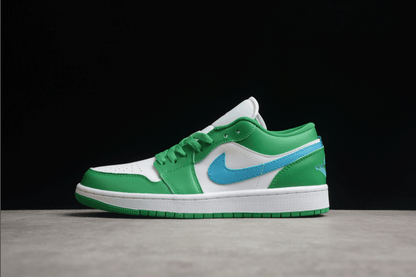 Jordan 1 Low Lucky Green & Aquatone