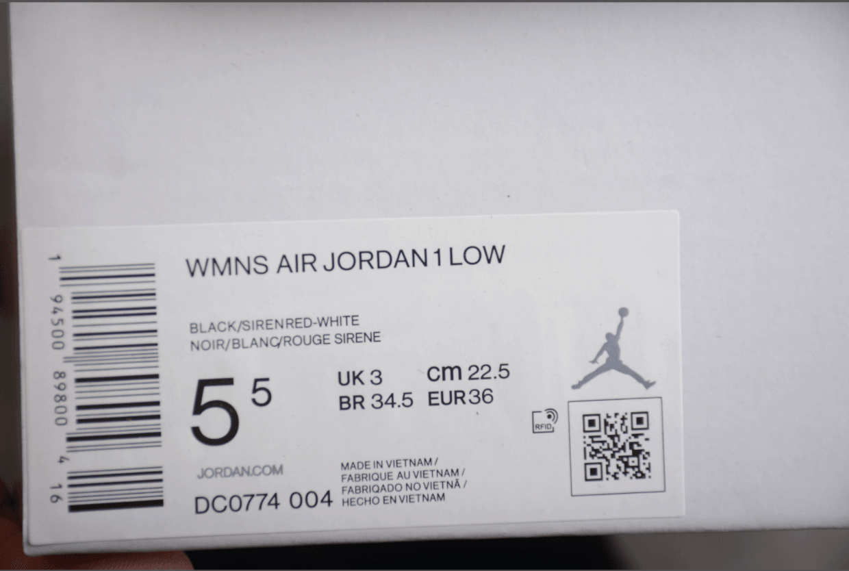 Jordan 1 Low Siren Red