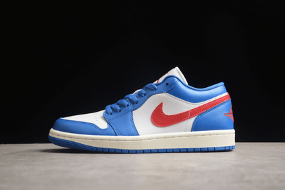 Jordan 1 Low Sport Blue Gym red