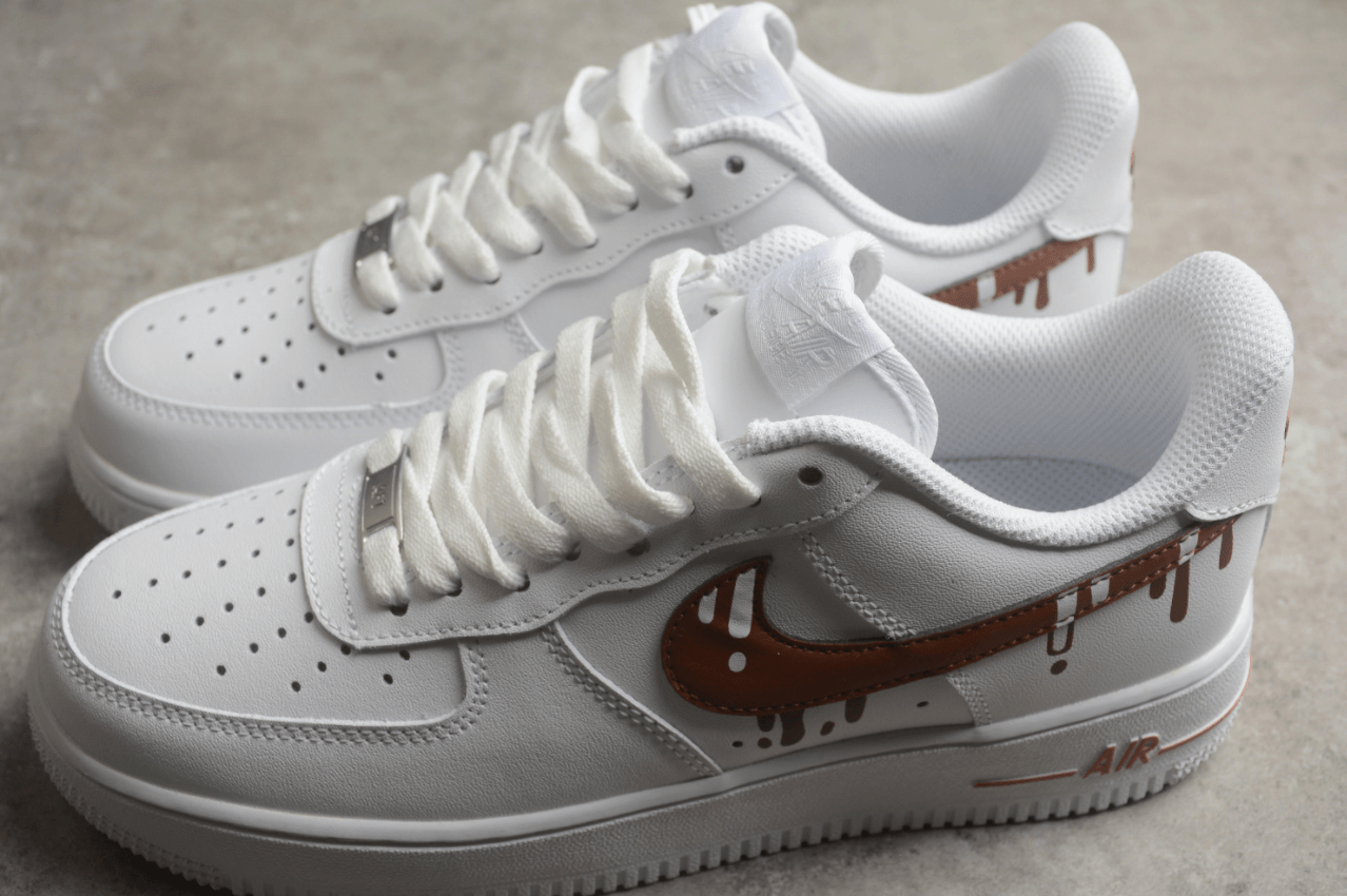 Air Force 1 '07 Low custom Ice cream coffee