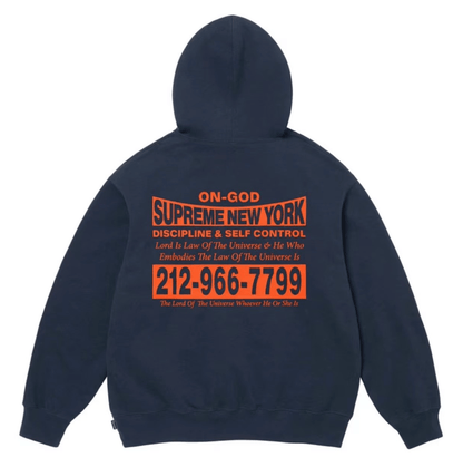 Supreme On God Hooded Sweatshirt