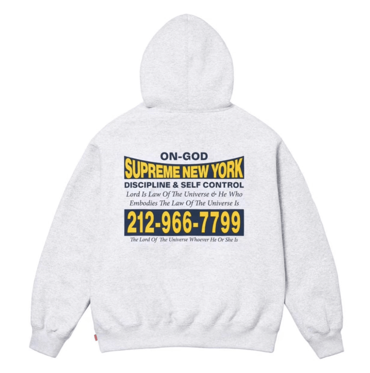 Supreme On God Hooded Sweatshirt