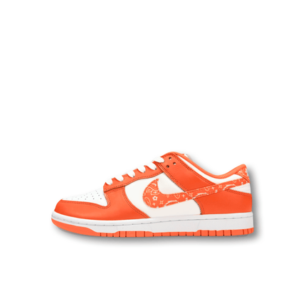 Dunk Low Orange Paisley White