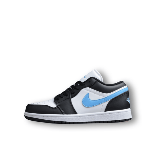 Jordan 1 Low Black University Blue White