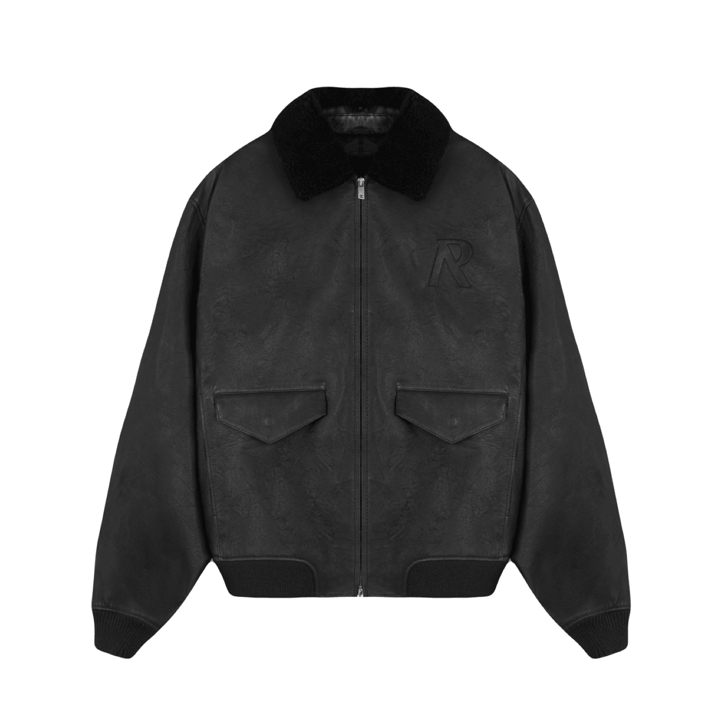 Represent Leather Flight Jacket