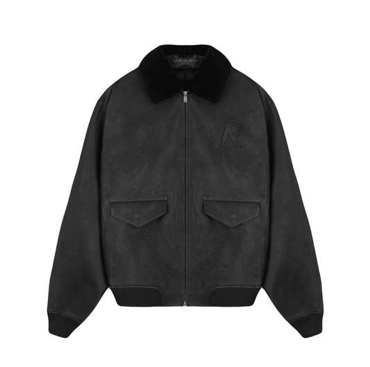 Represent Leather Flight Jacket