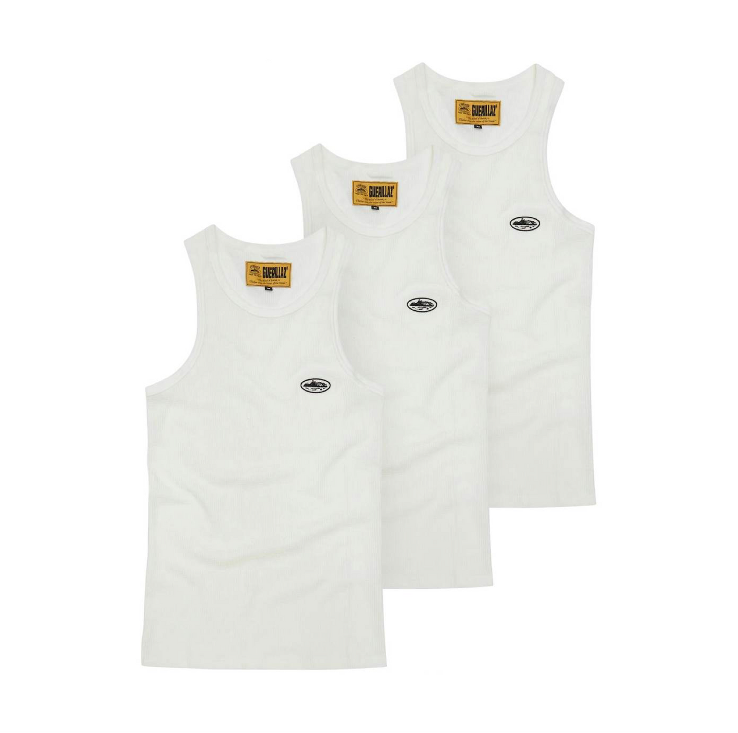 Corteiz HMP Essentials Tank Top (3 Pack) White